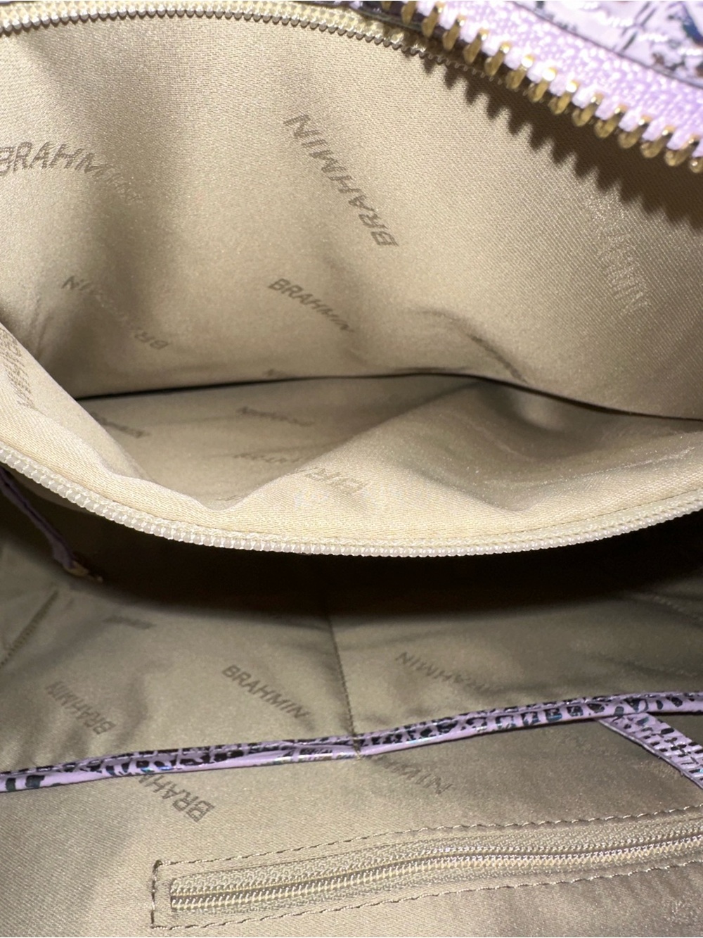 π EUC Brahmin Ashlee Tote in Violet Wonderland π - Picture 6 of 6